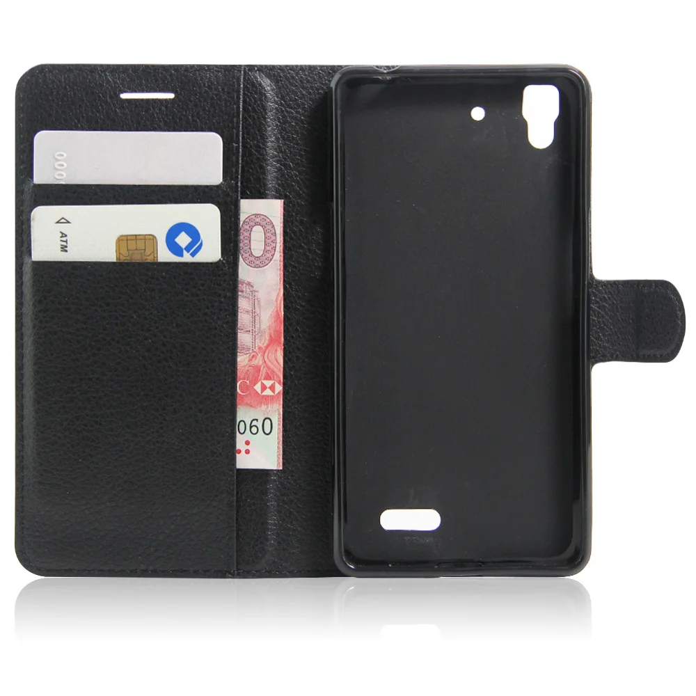 Чехол-книжка из искусственной кожи для OPPO R7 чехол-кошелек с откидной крышкой