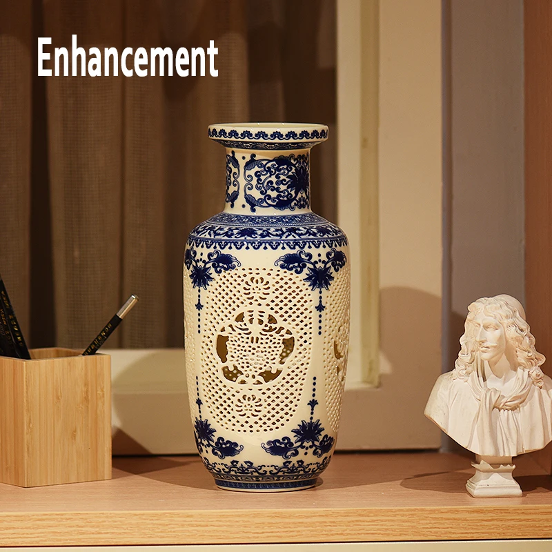 Керамическая ваза Цзиндэчжэнь китайская для пирсинга свадебные подарки