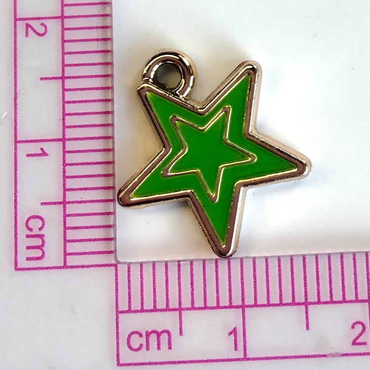 CCOR 10 шт. разноцветный пластиковый кулон в виде капли масла пентаграммы подходит