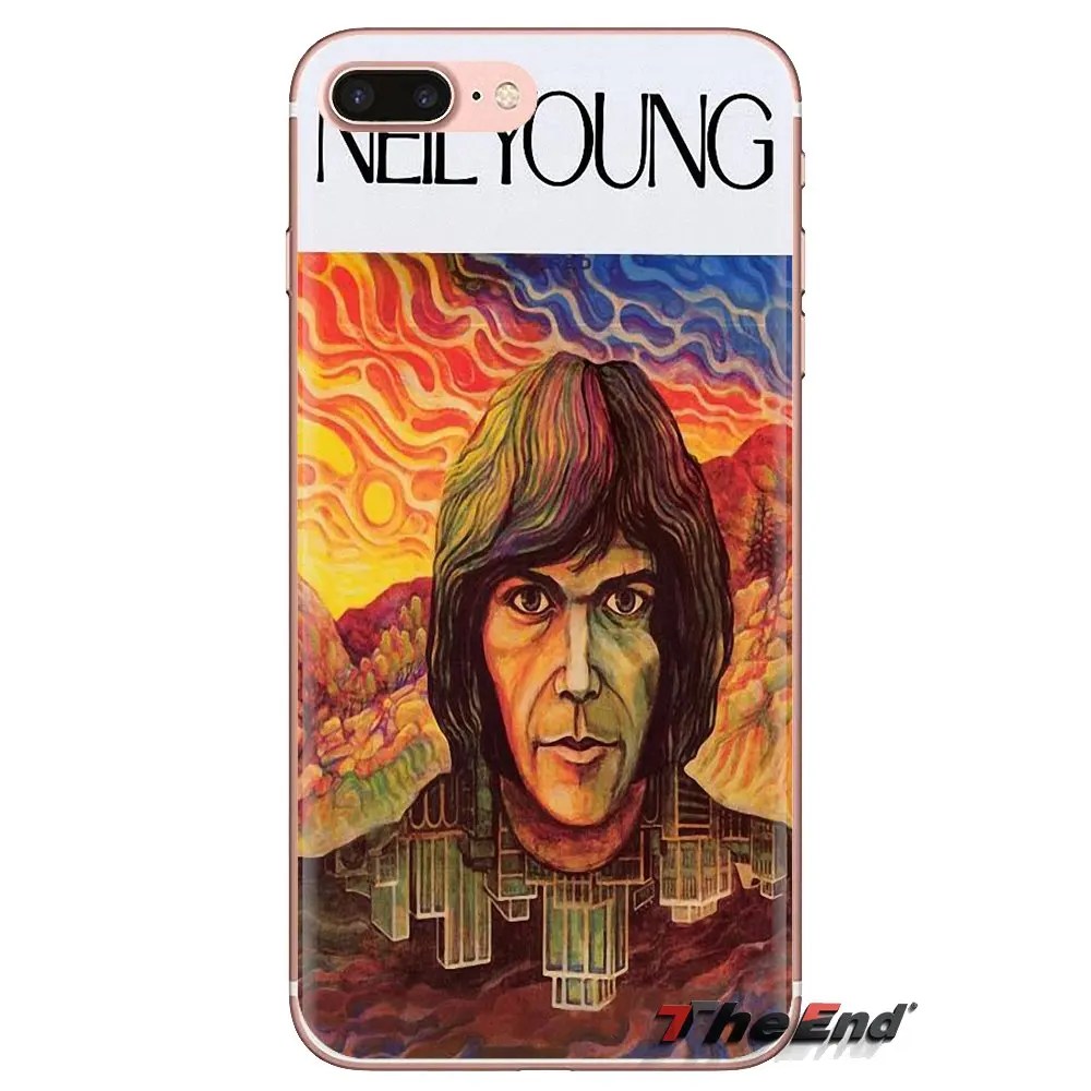 For Huawei G7 G8 P7 P8 P9 P10 P20 P30 Lite Mini Pro P Smart Plus 2017 2018 2019 Neil Young Music Art Transparent TPU Case Covers |
