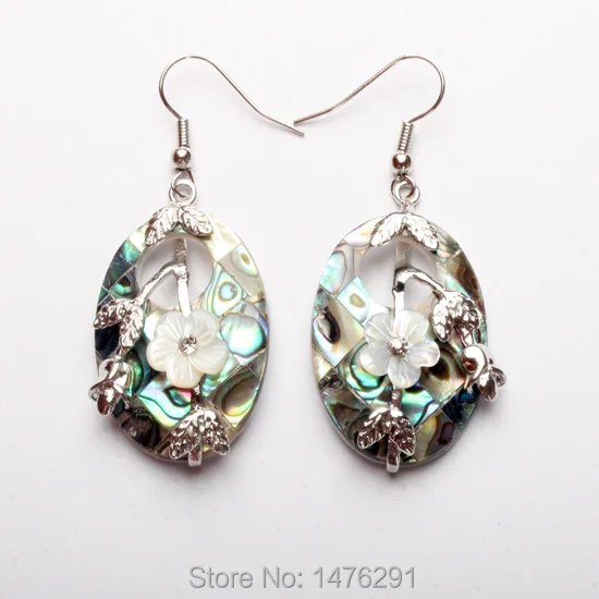 Бесплатная доставка модные серьги подвески в виде ракушек цветов из Новой