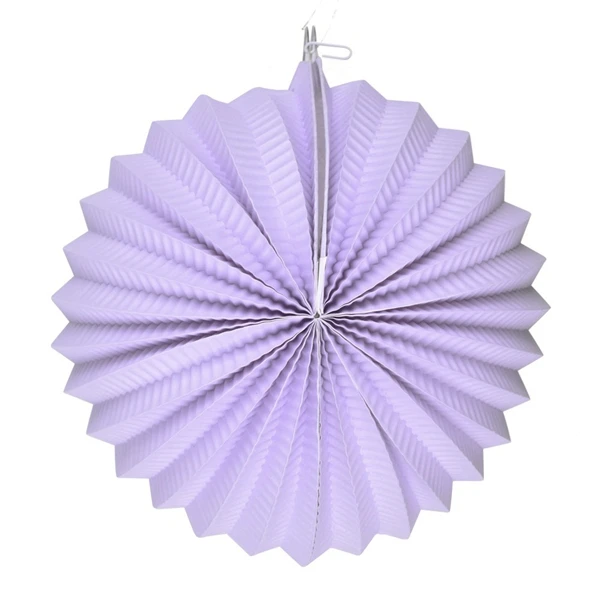 light purple 19 см плиссе в гармошку бумажный фонарь s арбуз Фонарь Свадебная вечеринка День рождения душ домашний декор события - Цвет: light purple