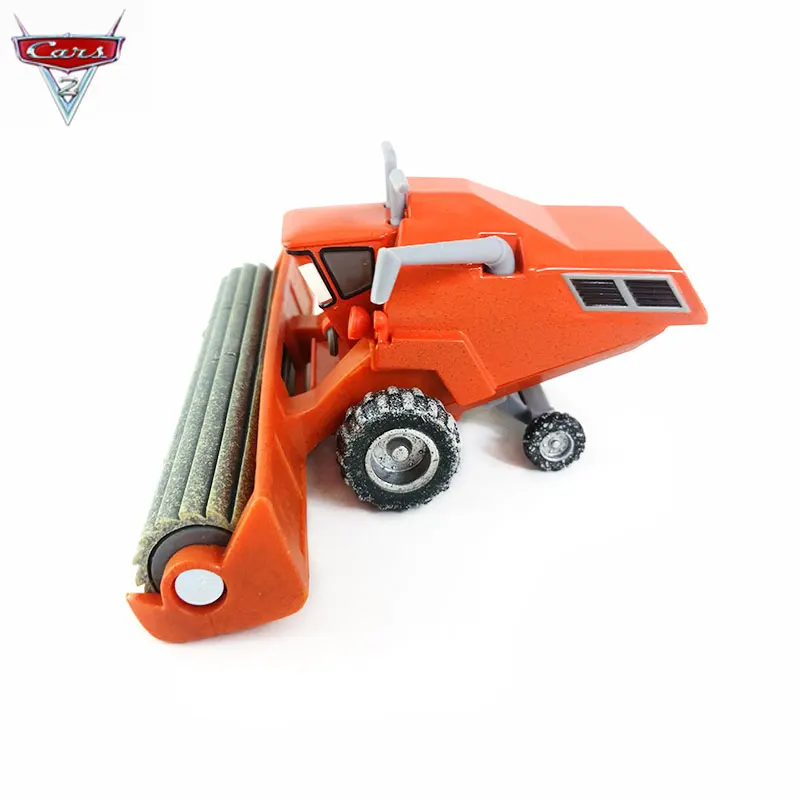 1:55 Disney Pixar с рисунками из мультфильма Тачки 2 комбайн Frank трактор Lightning Mcqueen детская