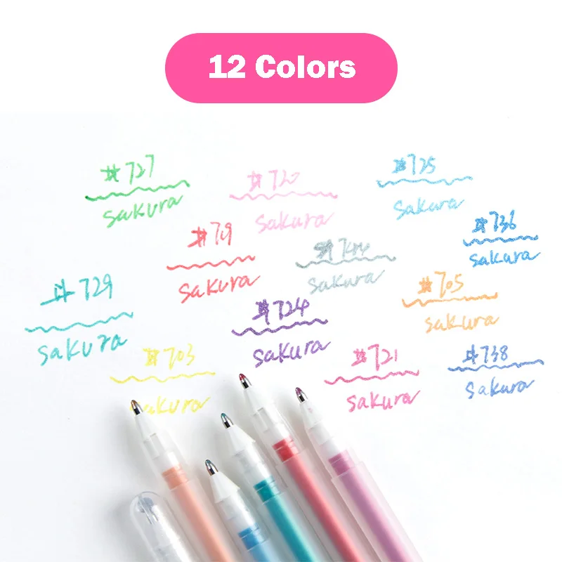 Sakura Gelly Roll Art Marker Stardust Galaxy блестящие цвета гелевая чернильная ручка яркое