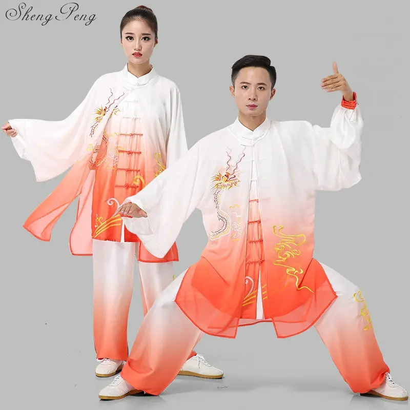 Женская униформа wudang костюм китайского дракона модель Tai chi V1349 2019|Наборы| |
