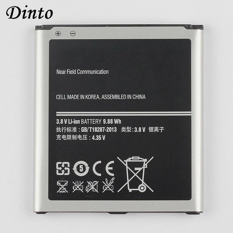 Dinto 1 шт 2600mAh батарея мобильного телефона B600BE B600BC батареи для Samsung Galaxy S4 i9500 i9505 i337 i545
