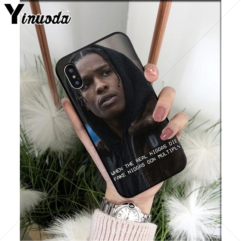 A10 Yinuoda ASAP Rocky Rapper высококачественный чехол для телефона для iPhone 5 5Sx 6 7 7plus 8 8Plus X XS MAX XR - Цвет: A10