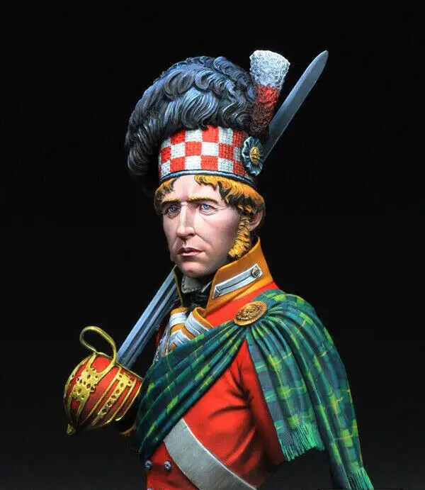 Новинка несобранная модель из смолы 1/10 года Highlanders старинный человек набор для