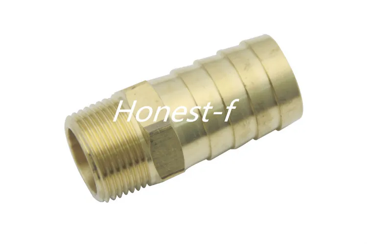 

Brass BSP Barbed Fitting Coupler / Connector 3/8" Male BSPP x 3/4"(19mm)Hose Barb Fuel Gas