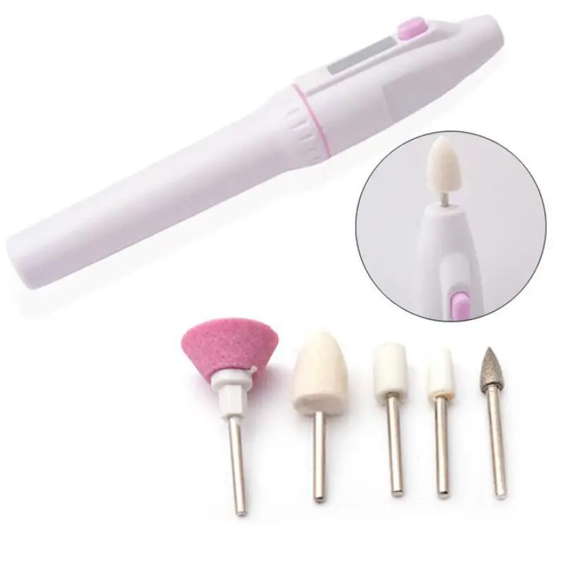 Набор для ухода за ногтями 5 в 1 электрическая машинка набор гелевым наконечником и педикюра автоматические