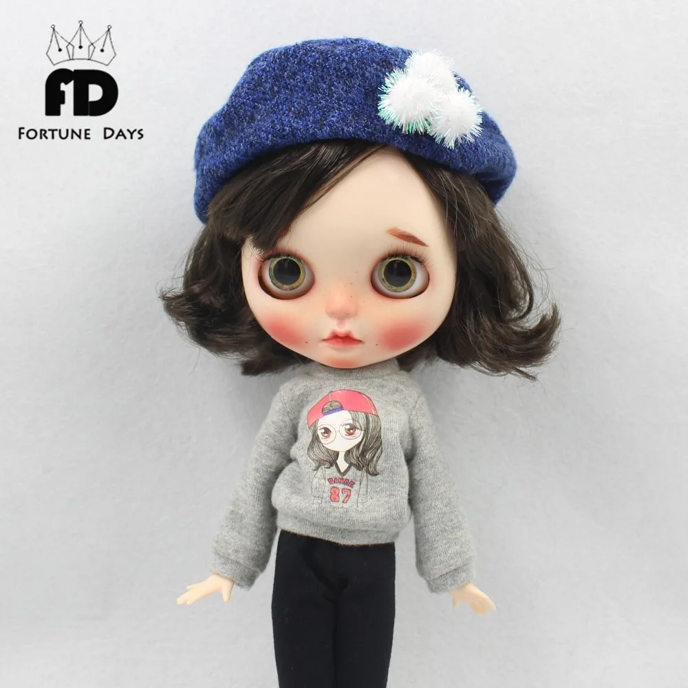 Ледяная кукла DBS Blyth игрушка наряд ледяной licca модный костюм одежда с шляпой и