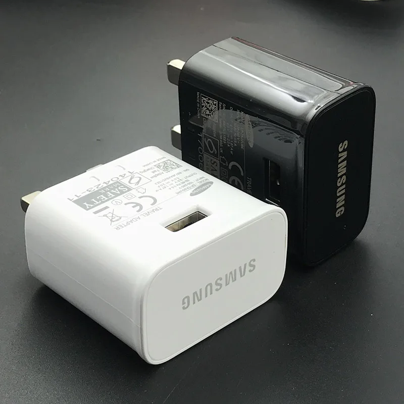 Оригинальное Адаптивное быстрое зарядное устройство Samsung UK 9 В/1 67 А USB адаптер для