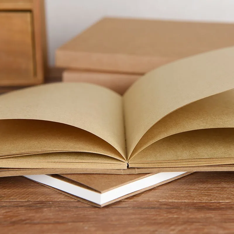 1 шт 32 K ретро крафт-бумага пустой этюдник Bullet Journal милый дневник для записей Тетрадь Бумага еженедельно аксессуары для планировщика канцелярские 01604