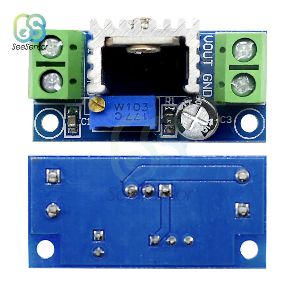 LM317 регулируемый линейный регулятор напряжения модуль питания понижающий
