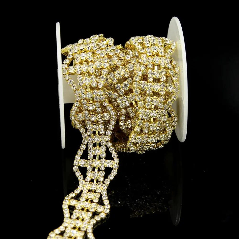 

5 ярдов Стразы, аксессуары для платья с кристаллами, аппликация, мотив, кристаллы для свадебных подвязок, свадебные пояса