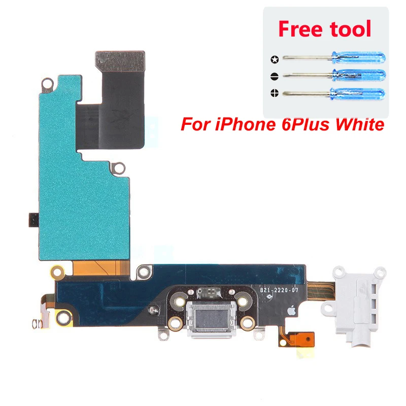 KiKiss сменный зарядный гибкий кабель для iPhone 6Plus разъем наушников USB аудио микрофон