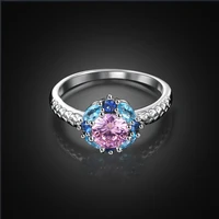 garilina creative boutique three color zircon silver color ring jewelry fashion trend female ring ar2279