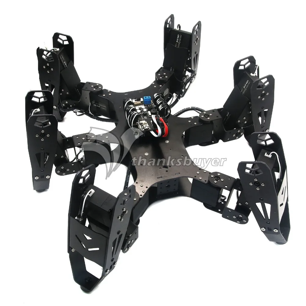 Собранный Robo-Soul CR-6 Hexapod Robtics шестиногий робот-паук с 20CH контроллером и цифровым сервоприводом
