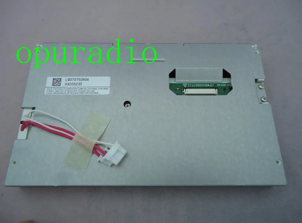 100% оригинальный новый 7-дюймовый ЖК-экран LQ070T5DR06 LQ070T5DR02 панель для автомобиля Audi GPS