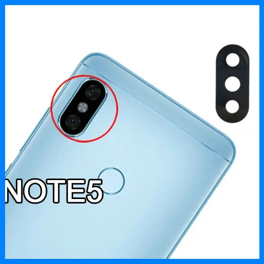 2 шт./лот XGE задний объектив камеры стекло Замена для Xiaomi Redmi note 5 note5 с наклейкой наивысшего качества