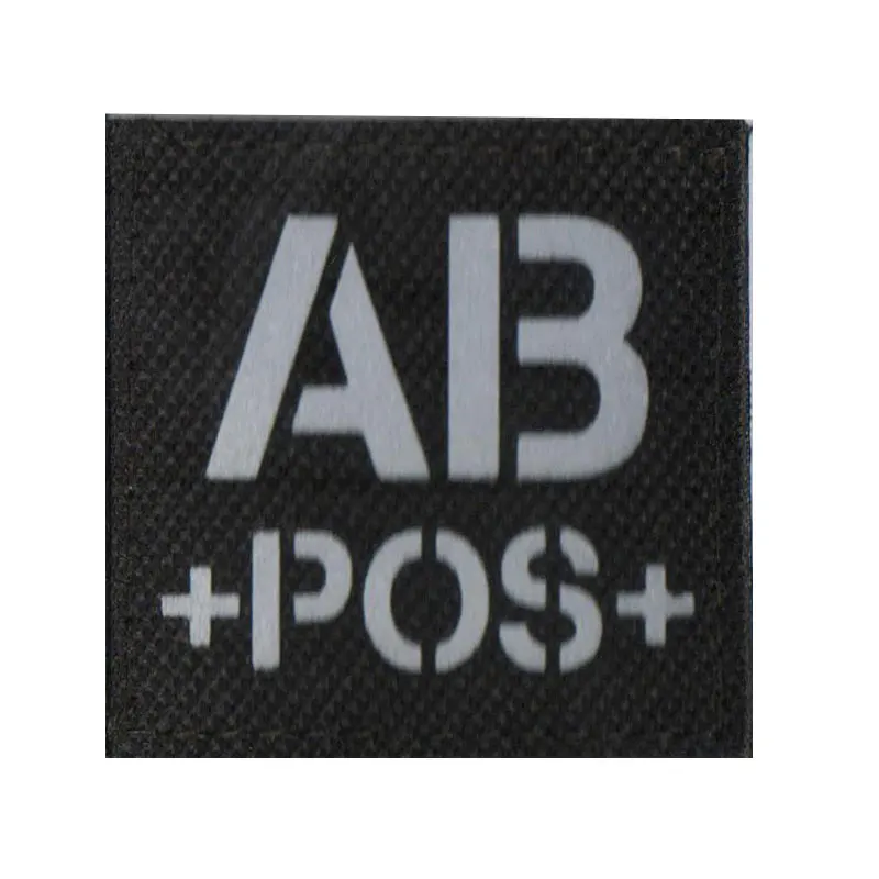 4pcs Military Blood Patches Embroidery Tactical Armband hook &amp loop Clothing Backpack Decoration Reflective Badge | Дом и сад