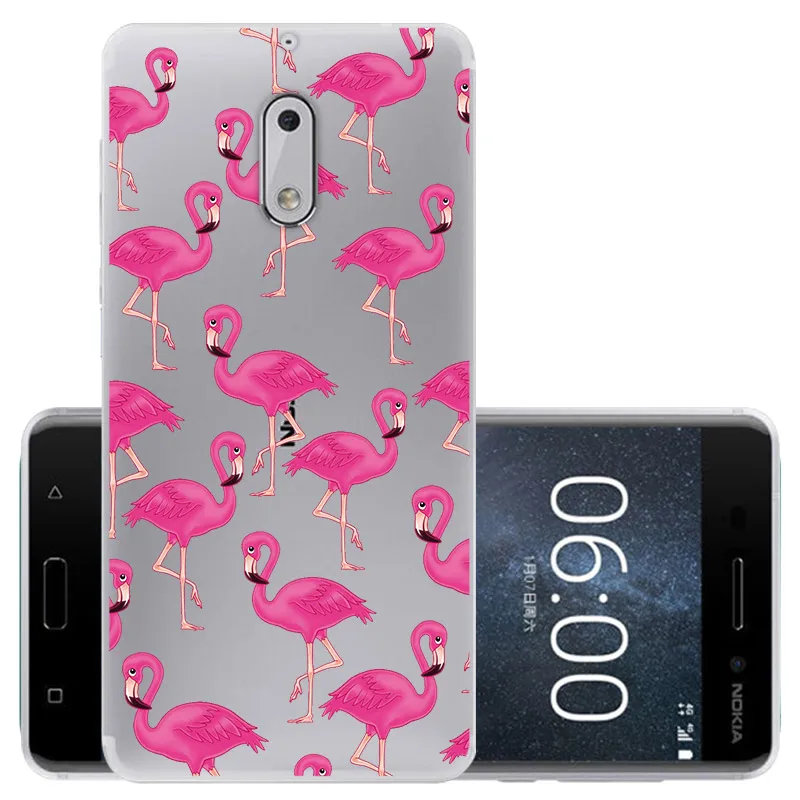 Чехол Fanatu из ТПУ 5 дюйма для Nokia 6 Nokia6 2017 мягкий силиконовый чехол TA 1033 1021 защитный
