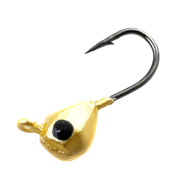 5 Pcs Winter Ice Fishing Hook Lure Mini Metal Bait Fish Head Hook Bait Jigging Fishing Tackle KH889
