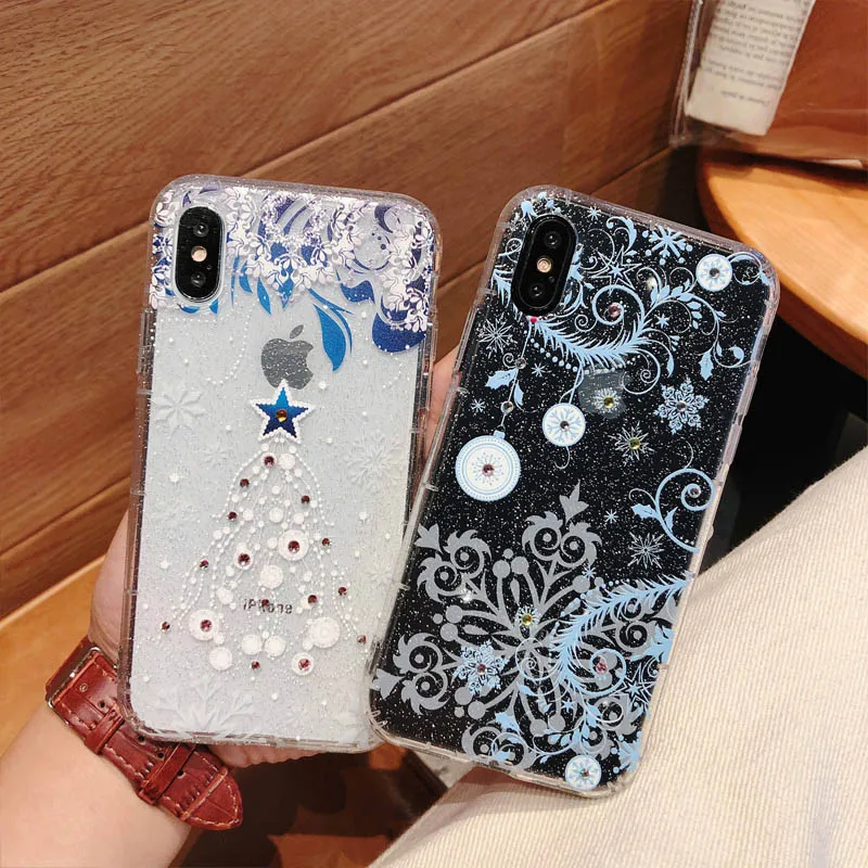 Цветочные лошадь девчачьи блестки Звезда Bling блесток телефонные чехлы для iPhone 6 6s