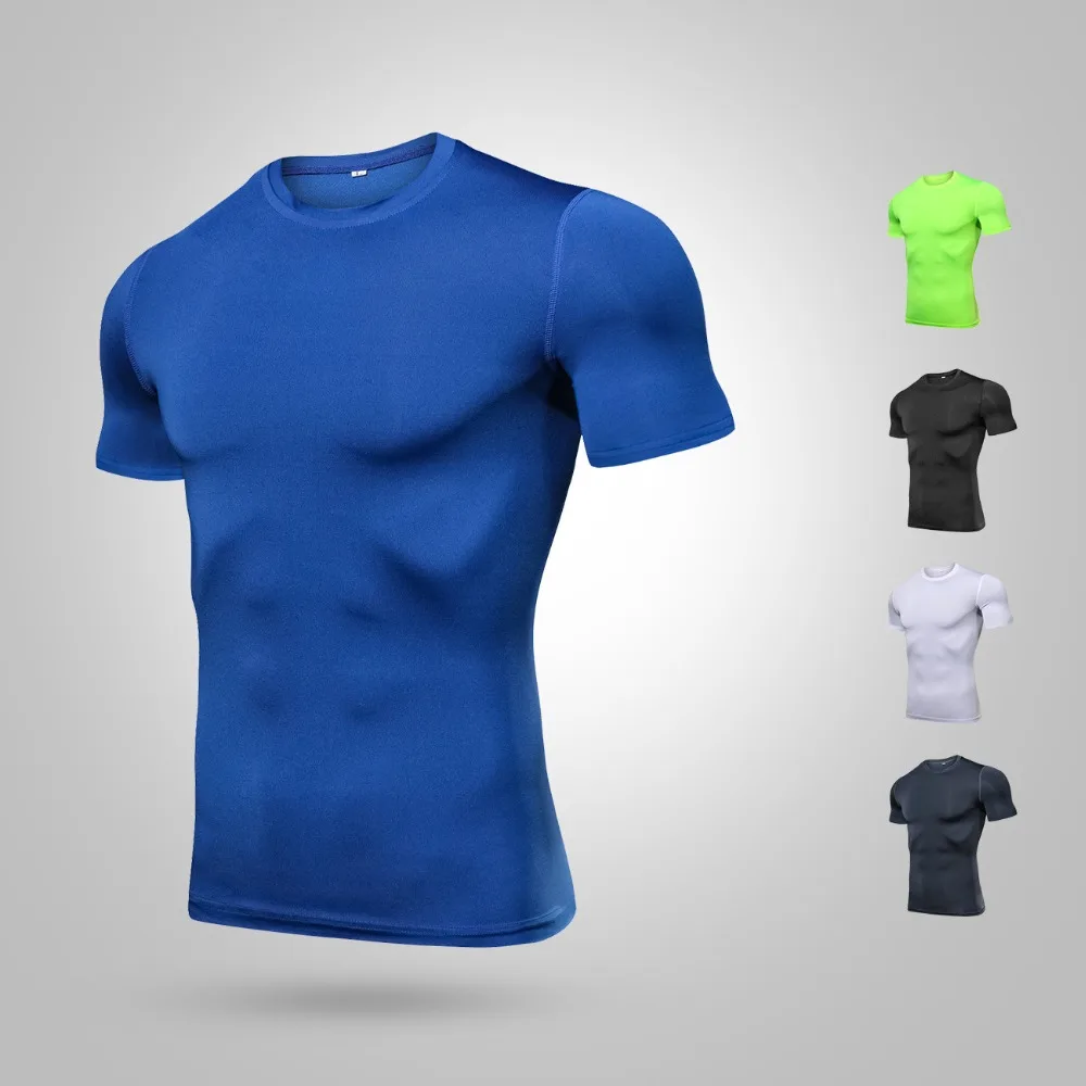 2018 Тренажерный Зал Фитнес Мужская компрессионная футболка для женщин