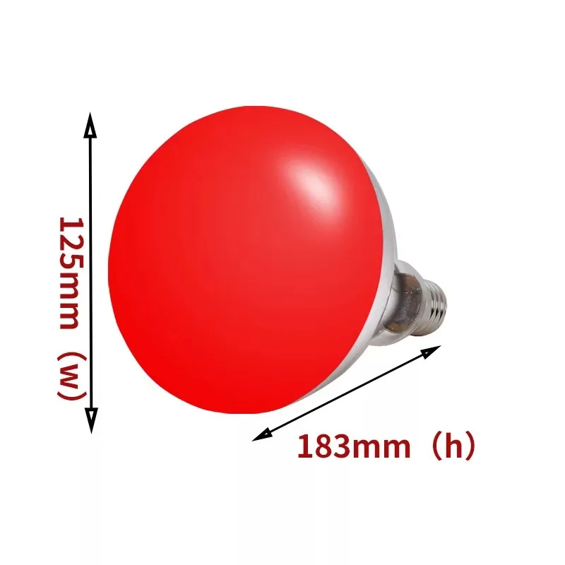 Red light bulb 275 Вт, TDP, инфракрасная лампа для обогрева, терапевтический светильник для облегчения боли, лампа для здоровья, прибор для физиотерапии - Цвет: Red light bulb