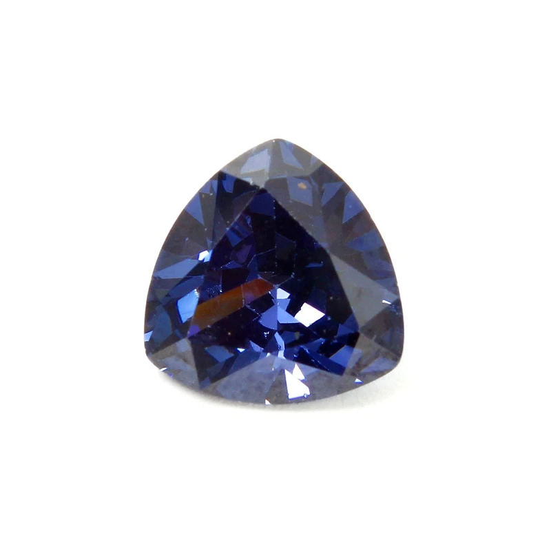 Горячая Распродажа 6.20Ct 10 мм Красивый синий Танзанит циркон Потрясающие огранка