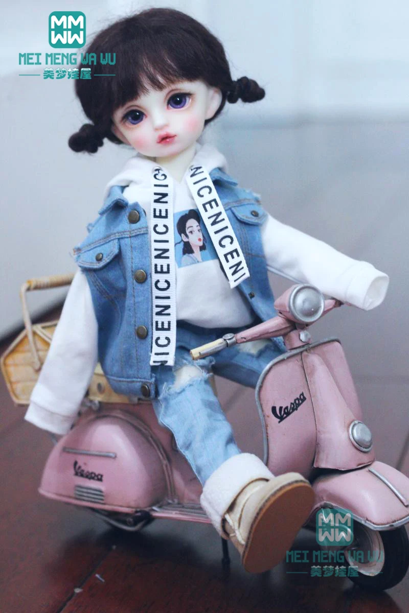 Новинка BJD аксессуары Модная Повседневная Толстовка Куртка для 27 см-30 см 1/6 BJD YOSD кукольная одежда