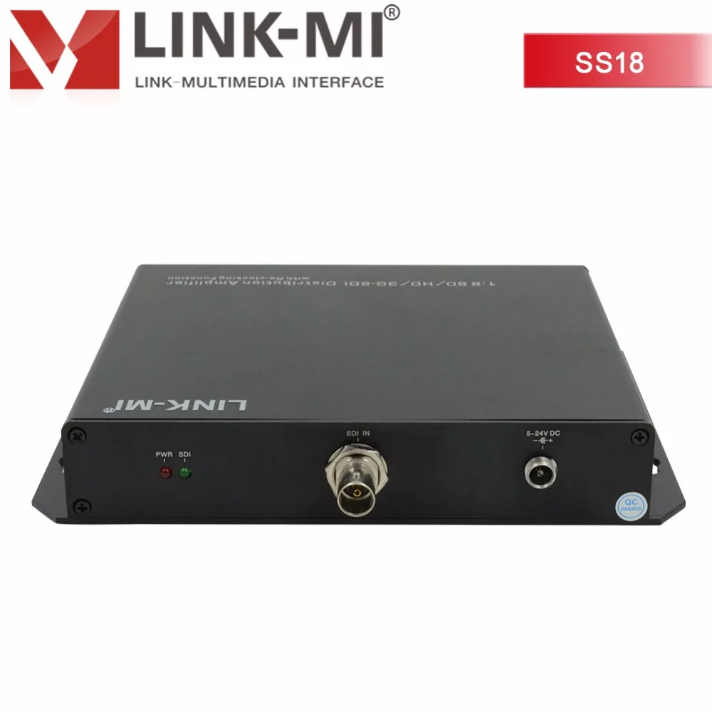 LINK MI LM SS18 SD/HD/3G SDI разветвитель 1x8 8 способ усилитель распределения повторитель До