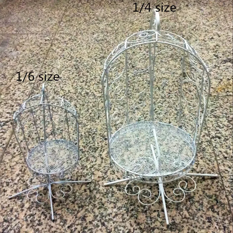 1/6 BJD кукла миниатюрная мебель корзина железный стул-pullip msd | Игрушки и хобби