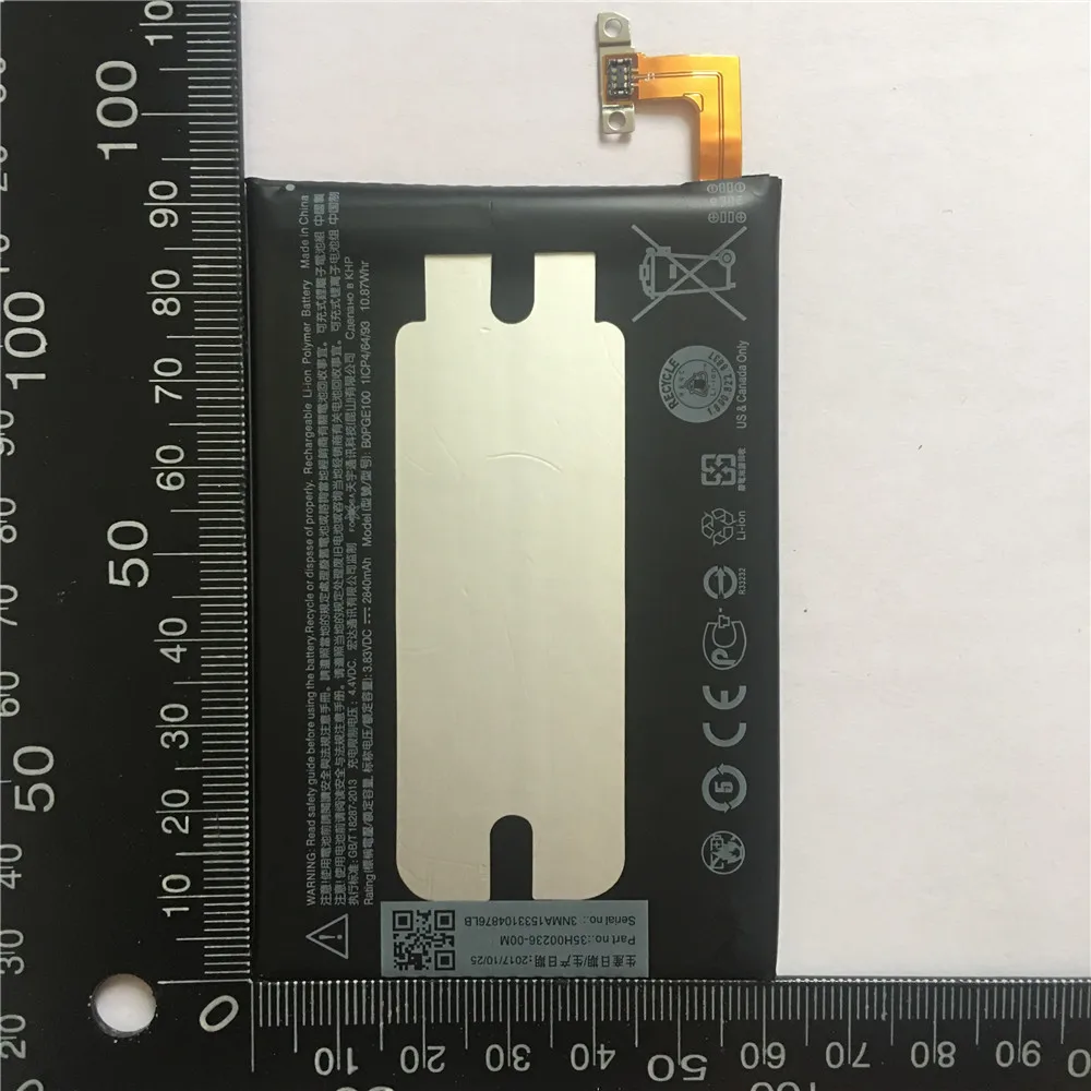 1x2840 mAh B0PGE100/BOPGE100 запасная батарея для HTC One M9 + M9W Plus M9pt Hima Ultra 0PJA10 0PJA13 | Мобильные