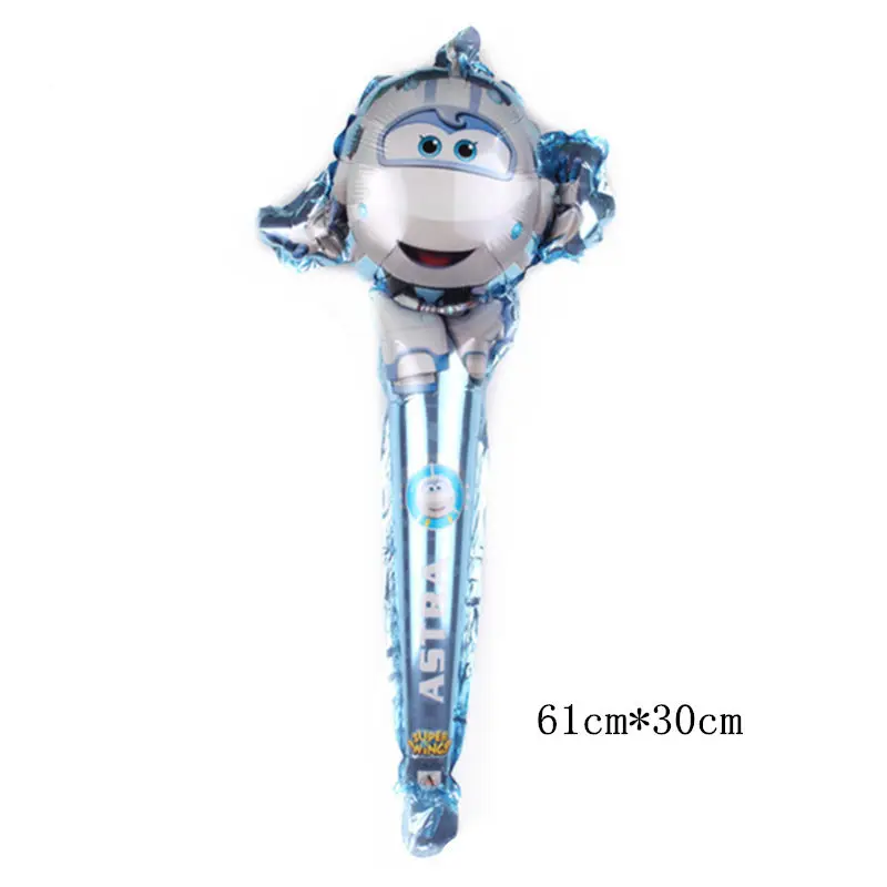 Figure balloon XXPWJ 3D самолет мультфильм алюминиевые воздушные шары Праздничная Вечеринка воздушные шары для украшения дня рождения высокого качества - Цвет: Figure balloon