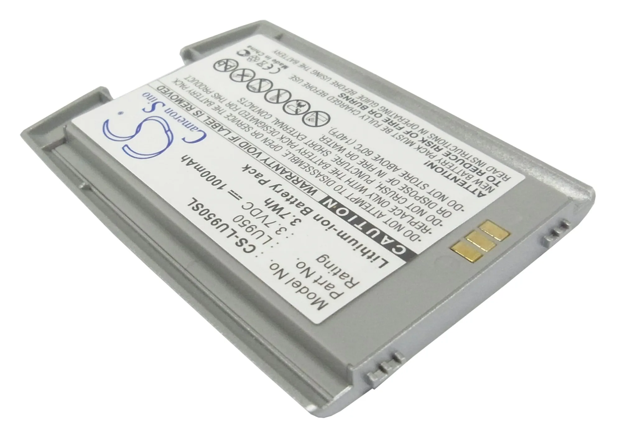 Аккумулятор Cameron Sino LU950 на 1000 мАч для LG KU950 KU 950|cameron sino|battery for lgbattery |