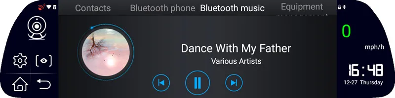 1" Full Touch ips потоковый медиа-рекордер для вождения Android 4G ADAS gps зеркало заднего вида HD 1080P телескопический объектив двойной объектив тире