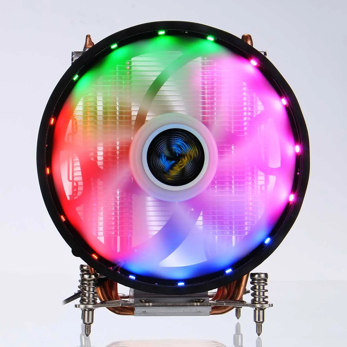 6 тепловых трубок Процессор кулер охлаждения тихий RGB Вентилятор Cooler 120 мм вентилятор радиатора для Intel 775/1150/1151/1155/1156/1366/X79