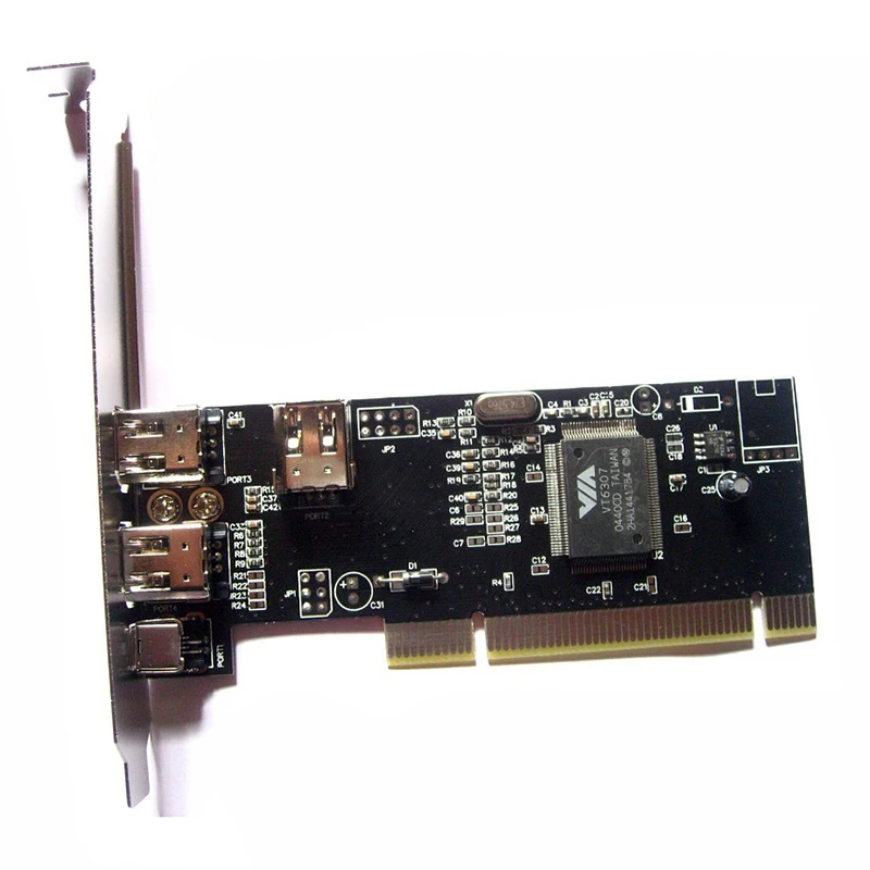 4 Порты Firewire IEEE 1394 4/6 Pin pci контроллер карта адаптер для HDD MP3 можно крепить любые
