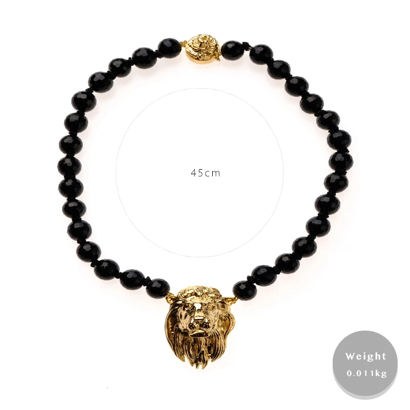 Бутик Amorita модное ожерелье из бисера золотая голова льва|brand necklace|designer necklacedrop necklace