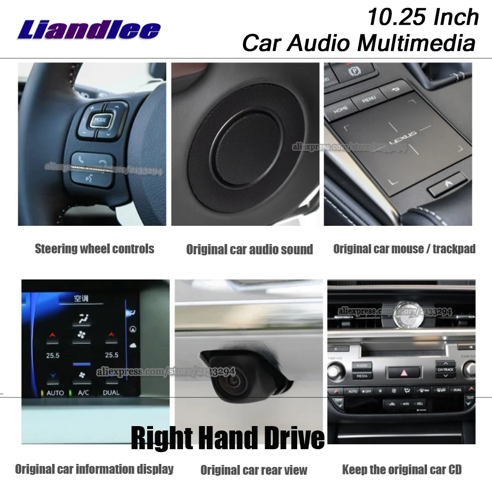 Liandlee Android для Lexus RX 270 RX 350 AL10 RHD правый руль стерео экран мышь Carplay карта gps Nav Навигация мультимедиа