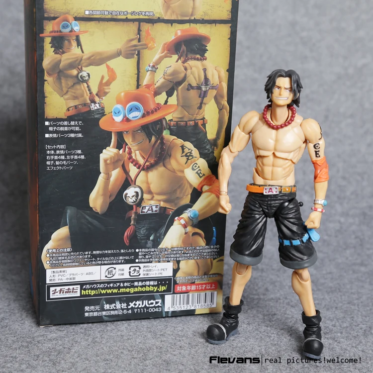 Аниме one piece Действие герои Луффи Ace Зоро Сабо Ло нами Дракуле михок Нико Робин ПВХ фигурка Коллекционная модель игрушки - Цвет: ace