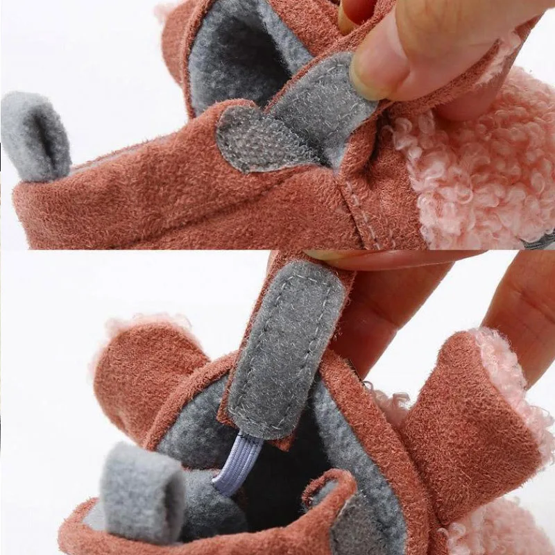 

1 Pair Winter Toddler Baby Warm Snow Boots Infant Soft Sole Slipper Floor Shoes M09