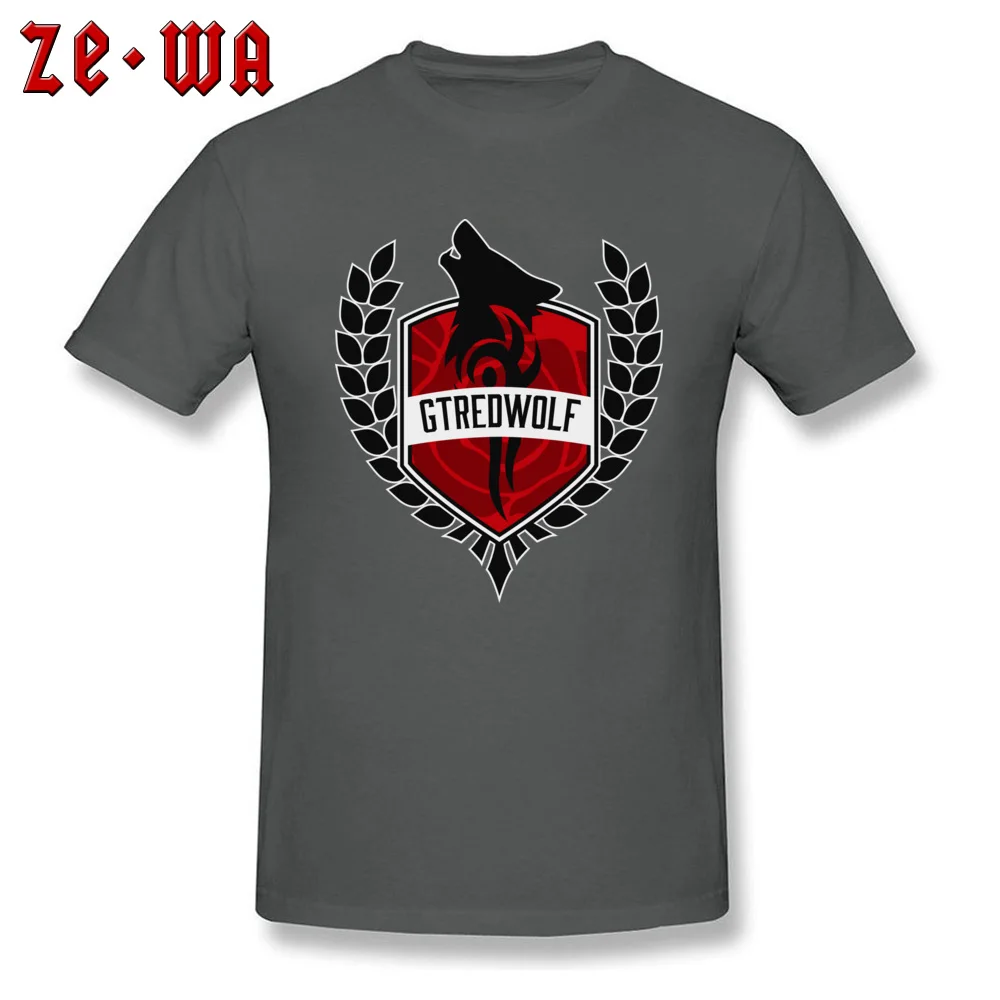 GT Red Wolf футболка на заказ футболки для мужчин 100% хлопок Лето Осень день рождения с
