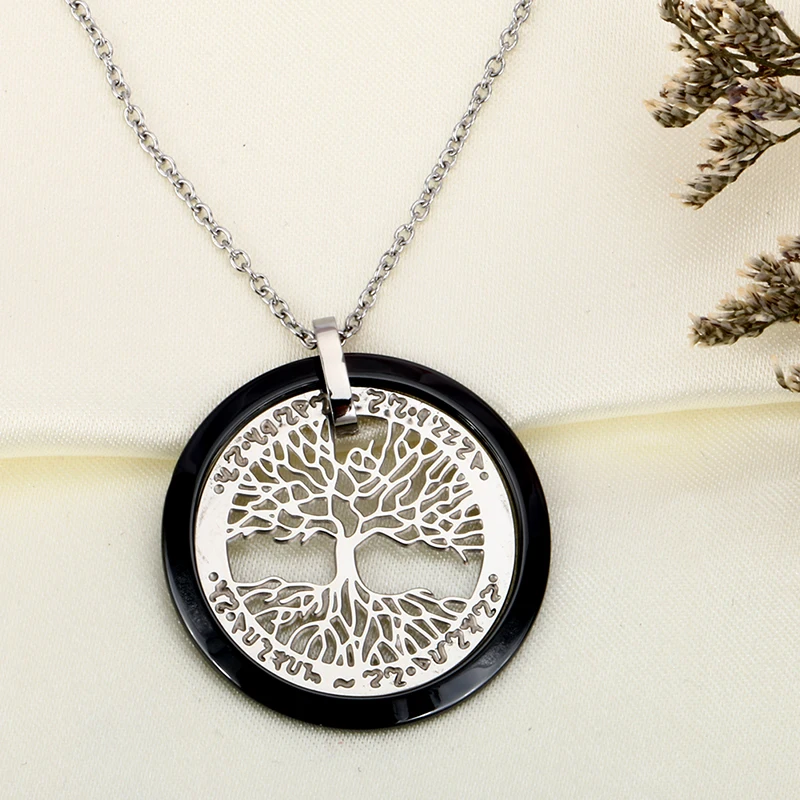 Комплект из колье и серёг Древо жизни 8 мм | Украшения аксессуары