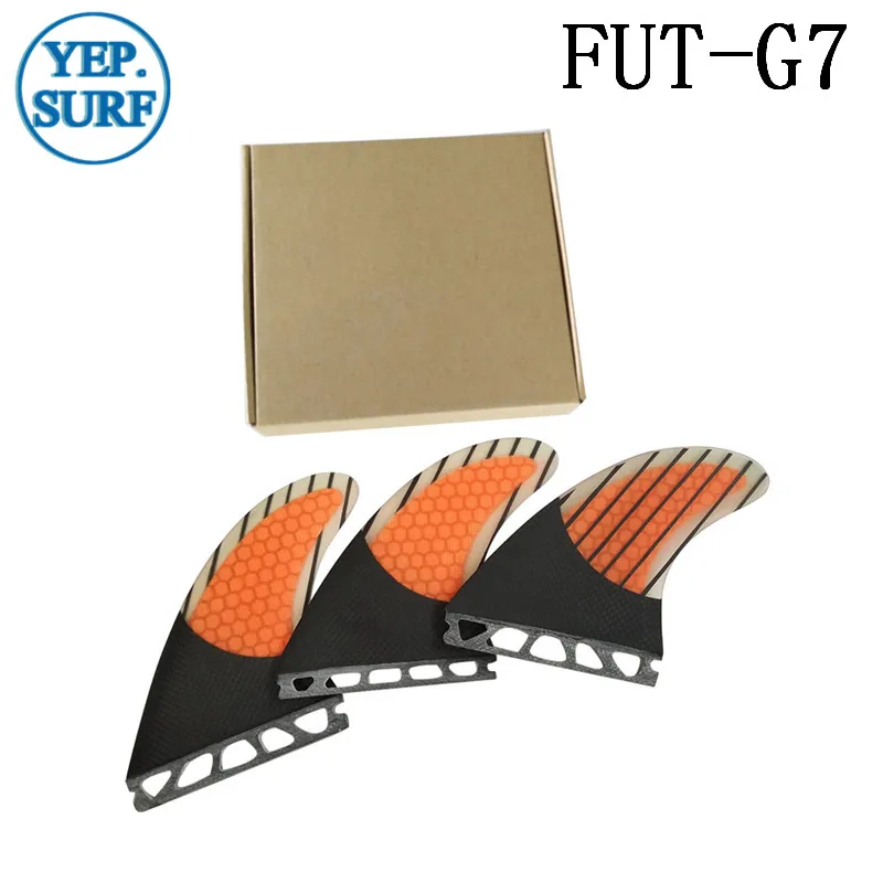 Бесплатная доставка плавник для серфинга Future Orange G7 плавники стекло Flex