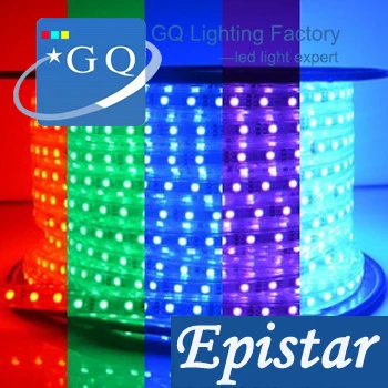 

DHL FedEX 100m/lot SMD 3528 LED strip light led ribbon led tape green color 220v 230V240v epistar chip 60leds/m Waterproof