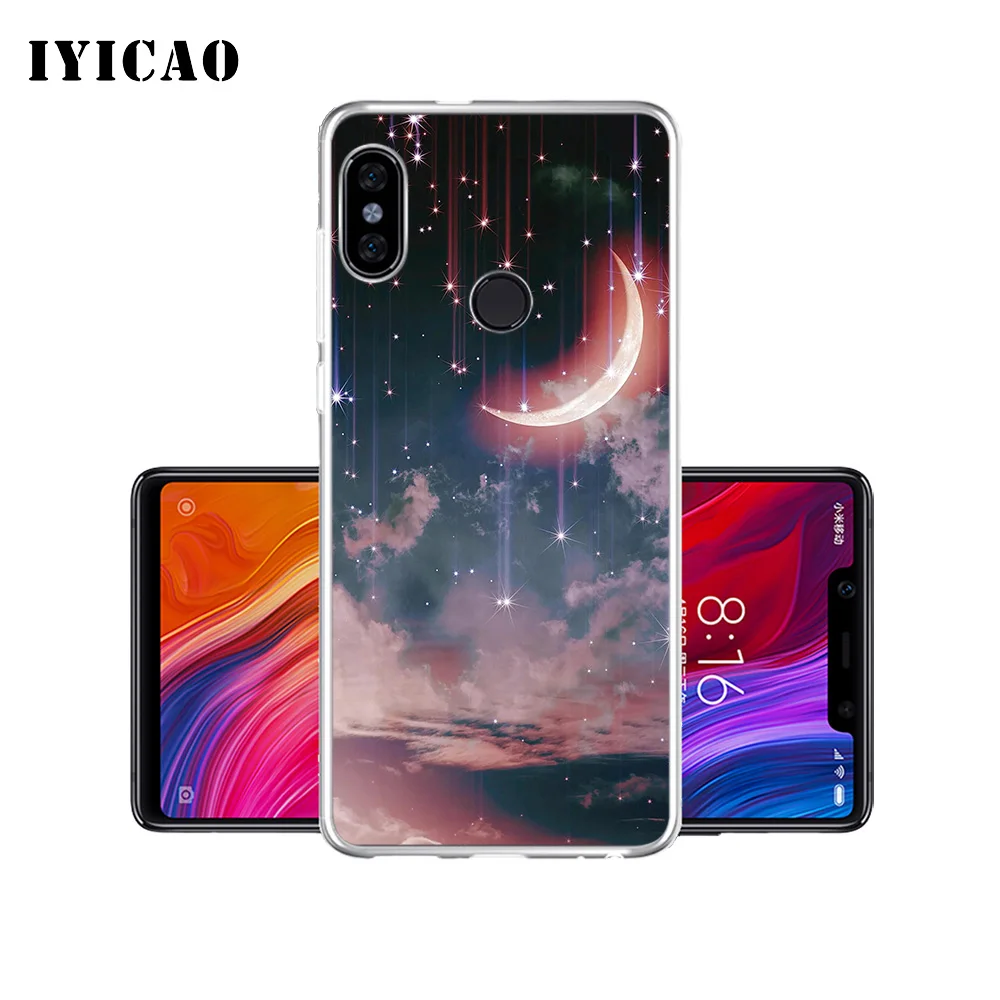 IYICAO Мягкий силиконовый чехол для телефона с креативными пейзажами Xiaomi Redmi 4A 5A 6A Note