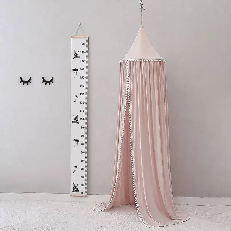 Романтическая круглая кровать с москитной сеткой детское постельное белье